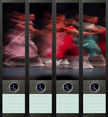File Art - Design Etiketten - Motiv Dance - breit