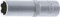 BGS 2945 | Steckschlüssel-Einsatz Super Lock, tief | 12,5 mm (1/2) | SW 15 mm | lang | Wellenprofil | CV-Stahl