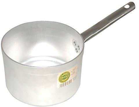 Pardini Albergo Kasserolle Hoch mit Griff, Aluminium, Grau, 16 cm