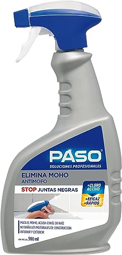PASO - Elimina moho - Stop juntas negras - Interior y exterior - 500 ML