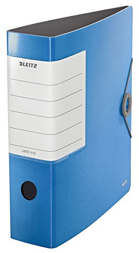 Leitz Qualitäts-Ordner 180° Solid A4 für ca. 500 Blatt (hellblau, 5er Spar-Pack)