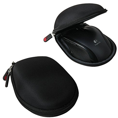 Hermitshell dur de stockage EVA couverture Housse étui de protection et un mousqueton pour Logitech Wireless Marathon Mouse Souris M705