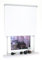 Thermo Spring- BZW. Schnapprollo Made in Germany, Verdunklung mit silberner Thermo-Beschichtung, Größe: 182 x 180 weiß, Wand-und Deckenmontage