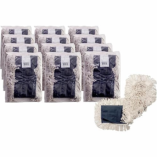 Genuine Joe gjo00365ct 91,4 x 12,7 cm. Einweg Baumwolle DUSTMOP – Natur