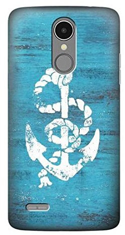 Marine Anchor Blue Hülle Schutzhülle Taschen für LG K8 (2017)