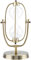 Sablier Rotatif en Métal Ton Laiton Minuteur Horloge de Sable Verre Transparent Verre Sablier Décoration pour Mariage Maison Cadeau Jouet Bureau Noël, 60 Minutes L
