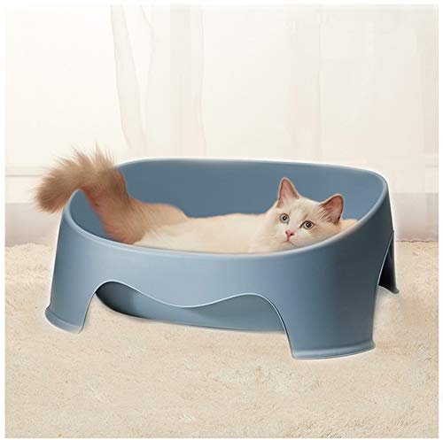 Arenero Gatos para Gatos Aseo Mascotas ExtraíBle Bandeja HigiéNica Suministros para Gatos DiseñO para Adaptarse A La Naturaleza De Los Gatos