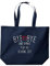 Shirtinstyle Beutel Tasche, Bye Bye Und Danke Für Die Schöne Zeit Lehrer Erzieher Lehrerin Erzieherin Schule Kita Hort, Jute, Shopper, Beutel, Tasche, Farbe Navy