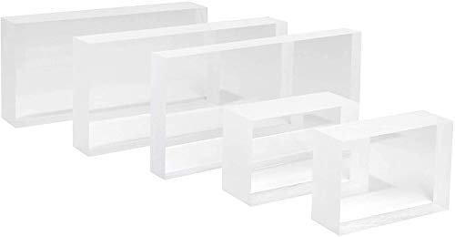 Modulor Acrylglas GS Block transparent farblos, vielfältig nutzbare Acrylglasplatte für Modellbau, Lichtobjekte UVM., 5 cm Dicker transparenter Acrylblock in 12 x 25 cm