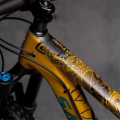 Dyedbro MTB-Rahmenschutzfolie Schwarz