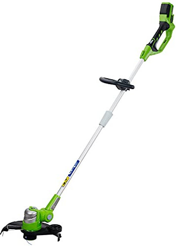 Greenworks Tools Tagliabordi e tagliabordi a batteria 24V Percorso di taglio di 30 cm Linea di alimentazione automatica Tagliabordi elettrico