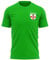 Northern Ireland Football Shirt - Mens Northern Ireland Retro Flag Badge T Shirt - Football European Country 2021 2020 Supporters Green Tee Him - Irish Tournament Footy Soccer Top, M, Irish Green