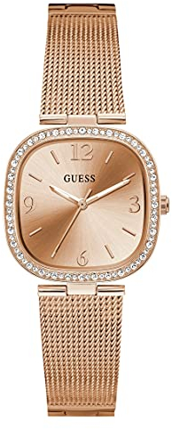 GUESS Femmes Analogique Quartz Montre avec Bracelet en Acier Inoxydable GW0354L3