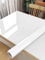 Rouleau de film de papier peint autocollant en plastique brillant pour meubles, murs, portes, effet brillant, blanc, 45 x 300 cm, rouleau de film vinyle imperméable en PVC
