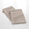 Douceur d'Intérieur 2 Waschlappen, Taupe, 15 x 21 cm