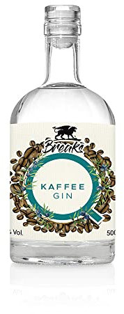 Breaks Gin X Q KAFFEE Gin I Einzigartiger Gin aus Kaffee Bohnen & diversen Botanicals I Exklusiv Gin – Handgemacht in Deutschland I 1x 0,5L I 44% vol.