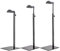 sourcing map Purse Display Stand Set 3 Pack Metal Adjustable Handbag Rack Single Hook Holder for Boutique Store - Black
