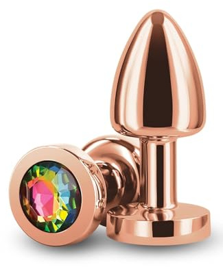 NS Novelties Rear Assets Petite Rose Gold Rainbow Analplug 6 x 2,6 x 2,6 cm