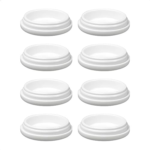 Wagner QuickClick® Kunststoffgleiter Möbelgleiter Stuhlgleiter - 8er-Set Ersatzgleiter austauschbar ersetzbar - Kunststoff Extreme - Durchmesser Ø 25 mm - für Basis Ø 25 mm -Made in DE - 15834300