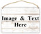 NLWQEKV Letrero de madera personalizado, placa personalizada para puerta, letrero de madera colgante personalizado para el hogar, jardín, exterior de la granja, nombre personalizado, placas de madera