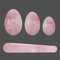 Undrilled Yoni Egg Set Undrilled Yoni Egg Set Women Kegel Exerciser Stone Jade Eggs Ball Crystal Rose Quartz Eggs Yoni Wand,Rose Quartz