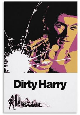 LIANGSHUANG Poster aus den 1970er-Jahren, Serienmörderfilme, Dirty Harry, Poster, coole Kunstwerke, Malerei, Wandkunst, Leinwanddrucke, hängende Bilder, Poster, 30 x 45 cm