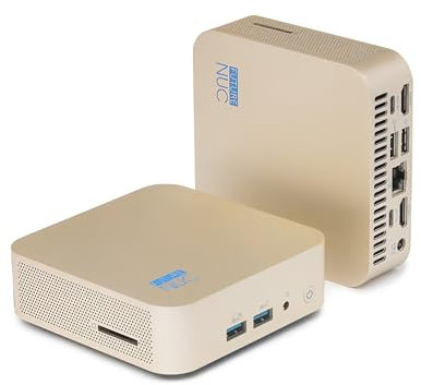 FutureNUC Lux Intel® Core-i5 13. Gen. • NUC13 Lux PC • 10 Kerne, bis zu 4,6GHz • 16GB RAM, 512GB SSD • WiFi 6E, TB 4, BT 5.3 • Windows 11 Pro • Mini Micro Desktop PC für Home & Business