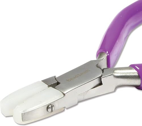 Pince à bout plat en nylon vert pour bijoux, outils à main pour bricolage