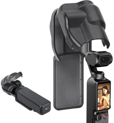 SYULCR Osmo Pocket 3 Zubehör, Zwei -in - -Eins Schutzhülle, Verhindern Sie Kratzer und Kollision, Kompatibel mit DJI Osmo Pocket 3 Zubehörr, Geeignet für Osmo -Taschen -3 -Modelle Geeignet (Schwarz)