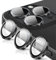 Rainway Camera Lens Protector for iPhone 14 Pro/iPhone 14 Pro Max, Shatterproof Ultra HD Individual Lens Protectors, 9H Ultra-tough Tempered Glass with Aluminum Rim, Ultra-thin, Black