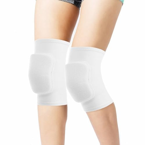 YICYC Ginocchiere da pallavolo per ballerine, morbide e traspiranti, per ragazze, donne, uomini, giovani, bambini, ginocchiere protettive per pallavolo, calcio, danza, yoga, tennis, corsa, ciclismo