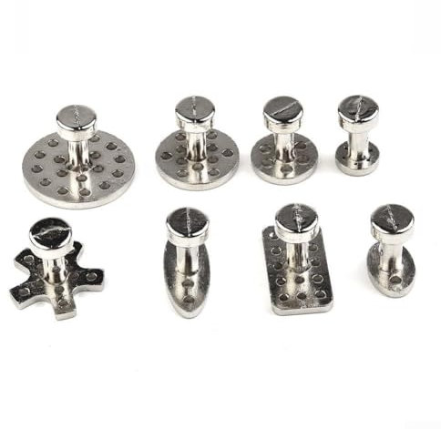 Kit de réparation rapide et efficace de carrosserie avec 8 languettes de colle en alliage de zinc