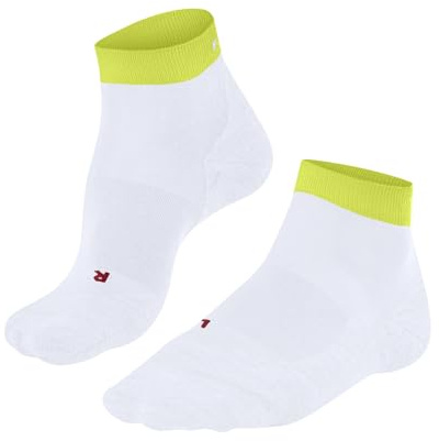 FALKE Women's RU4 Endurance Short W Sso Cotton Anti-Blister Running Socks 1 Pair, White 2003, 5.5-6.5
