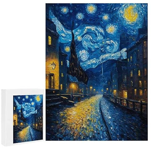 Abstract Starry Sky Jigsaw Puzzles for Adults 2000 Pieces Jigsaw Puzzle Art 100 x 70 cm Colorful DIY for Adults Challenging Puzzles Games, for Home Decoration Family Puzzle Game Birthday Gifts S-80