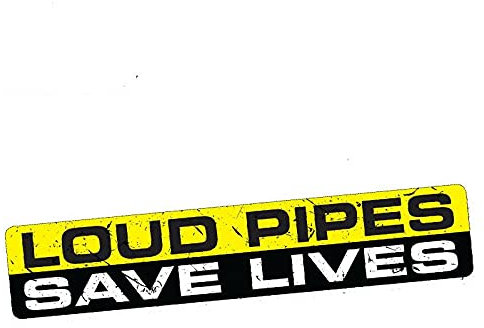 15 cm x 3 cm LOUD PIPES SAVE LIVES Aufkleber Auto Styling Auspuff Chopper DIY wasserdicht