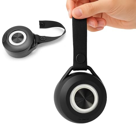 Eykine Enceinte Bluetooth Sport V5.0 Puissance Portable, Haut-Parleur 5W avec Basses à 360°, Autonomie Entre 5h - 7h, avec lumieres LED LED, Son Immersif