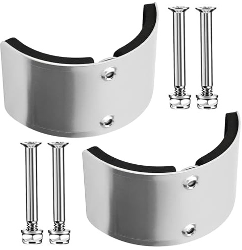 Stelzen-Ersatzteil-Stelzen-Ersatzteil, gebogene Platte, Metall-Stelzen-Zubehör-Set für feste Beine, 2 Stück