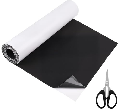 Koxtyzo Rouleau de Mousse Autocollante, Plaque de Mousse de Néoprène 300 mm (L) x 1,5 mm (P) x 1,5 m (L), Anti Vibrations Antidérapantes Protège Vos Meubles et Plancher Tapis (Noir)