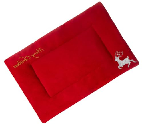 TOYANDONA Weihnachten Haustiermatte Plüsch Warme Katzen-plüschmatte Hunde-plüschmatte Katzenbettmatte Hundematratze für Sofa Bett Auto Transportbox