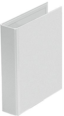 VELOFLEX 4157390 - Präsentationsringbuch Velodur, DIN A5, 2-D-Ring-Mechanik, weiß, 1 Stück