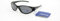 Invu, K 2408 A, Polarisierte Sonnenbrille für Kinder, schwarz, Gläser mit 100% UV-Schutz, ausziehbar