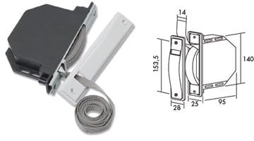 Tefer Kehrschaufel Universal Minipack CAJETIN Band 18 16 mm weiß