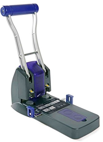 Rapesco PF220AP1 ECO P2200 2-Fach-Kraftlocher, 150 Blatt Stanzkapazität, Schwarz/Violett