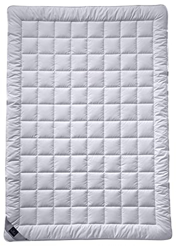 Billerbeck Bettdecke Sari – ca. 155 x 200 cm – leichte Sommerdecke – kühlende dünne Decke für den Sommer – aus Tussah Seide