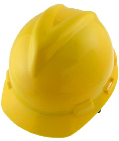 Gelb verstellbarem Gurt Hartplastik BAU Sicherheits Hut Mütze de de