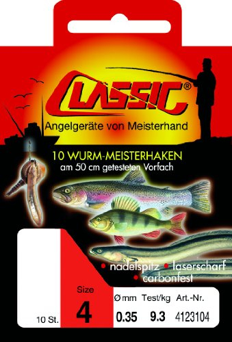 Paladin Classic Wurmhaken gebunden, Größe:8