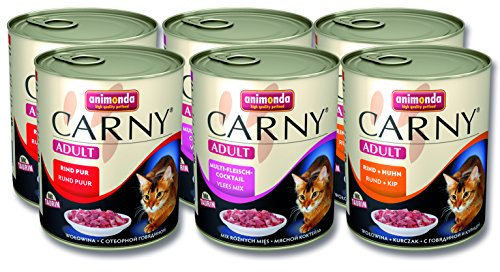 Animonda Carny Mixpaket Adult Mix 6 x 800gr Dose