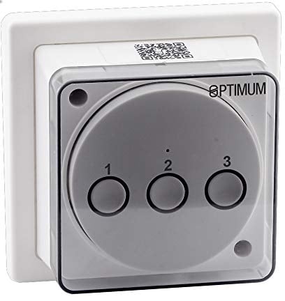 Optimum 3 Channel General Purpose WiFi Timeswitch, White, 92 × 60 × 92 mm