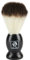 Skull Shaver Rasierpinsel mit schwarzem Griff, luxuriös, professionelles Friseur-Werkzeug, ideal zum Verschenken