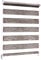 Sonnenschutz-HH - Doppelrollo Klemmfix ohne bohren Duo-Rollo Kettenzugrollo Seitenzugrollo AUSSENMAß Breite 45 x 150 cm Höhe - Leinen-Struktur grau